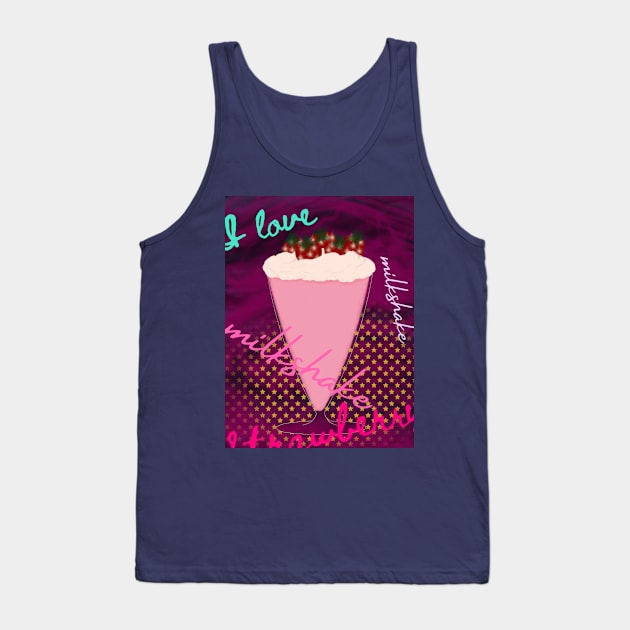 I love milkshake Tank Top by Prince